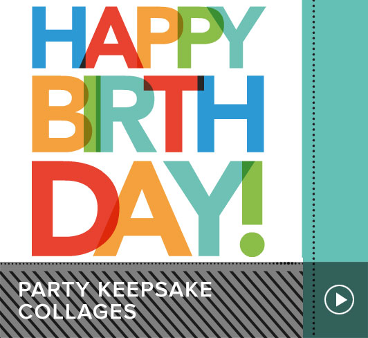 Birthday Party Keepsake Collage